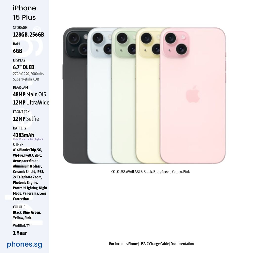 iPhone 15 Plus | phones.sg Singapore